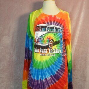 Unisex Bubba Gump Tie Dye Long Sleeve Size M
